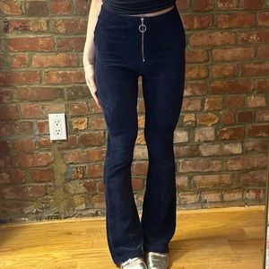 Urban Outfitters Velvet Flare Pants